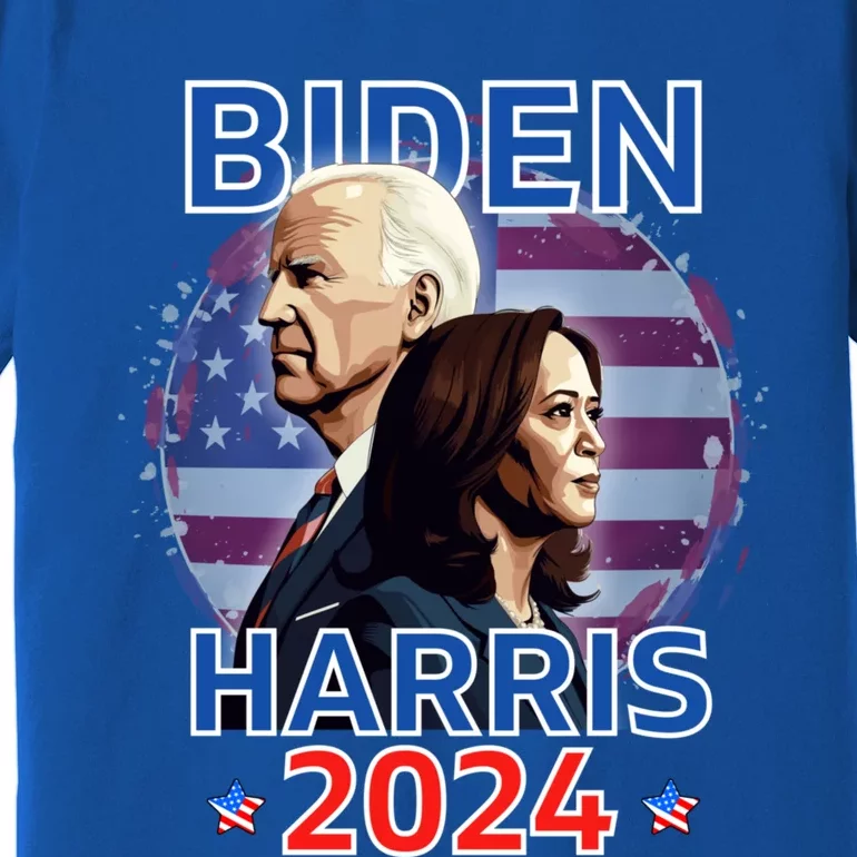 Patriotic Joe Biden Kamala Harris Democrat Campaign 2024 Premium T-Shirt