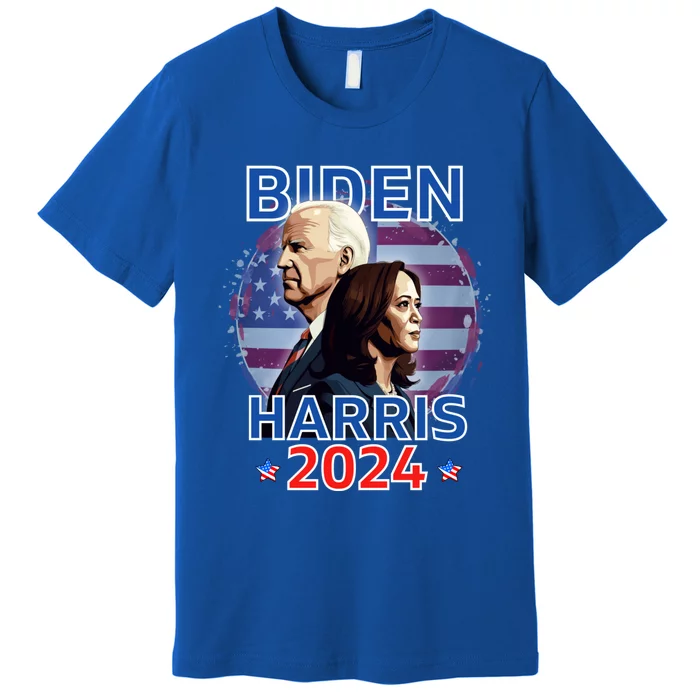 Patriotic Joe Biden Kamala Harris Democrat Campaign 2024 Premium T-Shirt