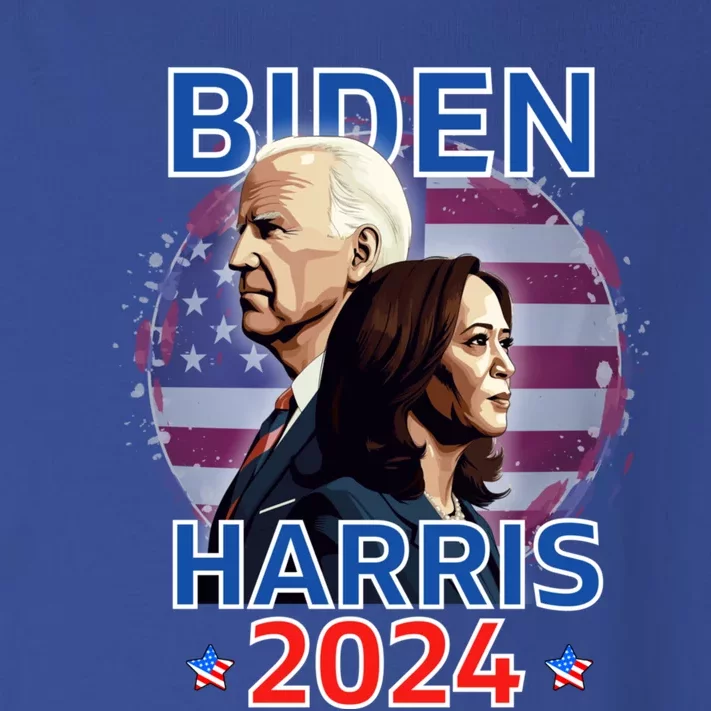 Patriotic Joe Biden Kamala Harris Democrat Campaign 2024 Toddler Long Sleeve Shirt