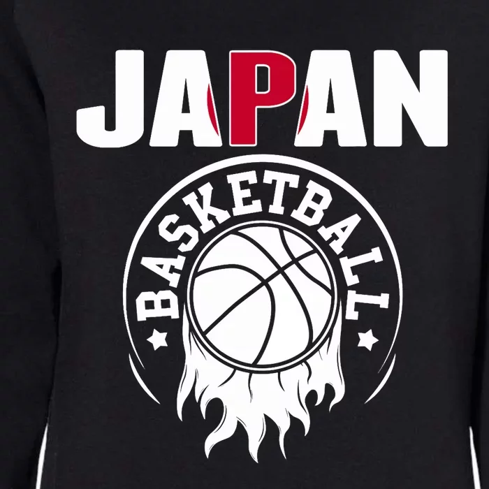 Proud Japan Basketball Fans Jersey Japanese Flag Sports Womens California Wash Sweatshirt