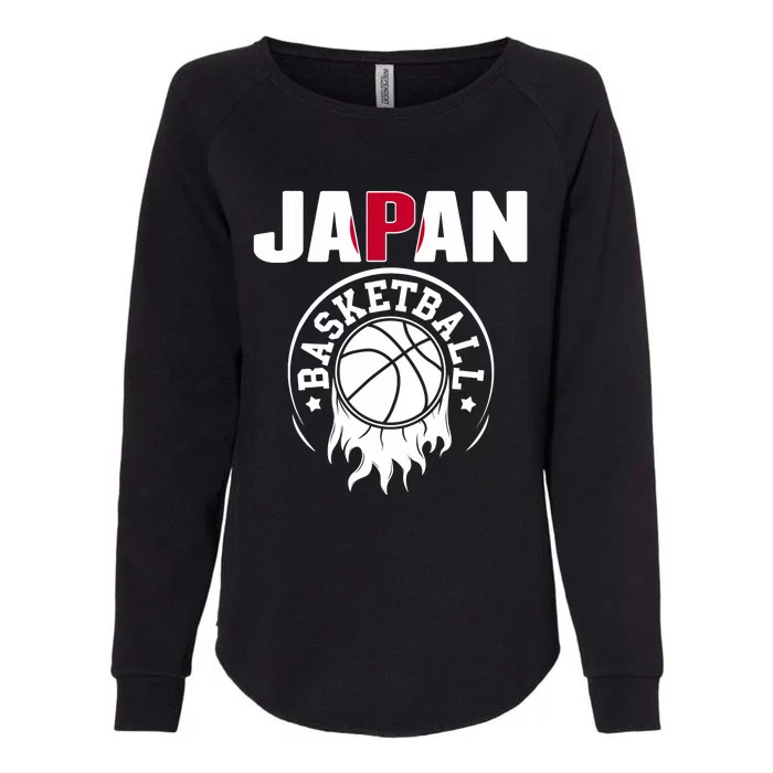 Proud Japan Basketball Fans Jersey Japanese Flag Sports Womens California Wash Sweatshirt