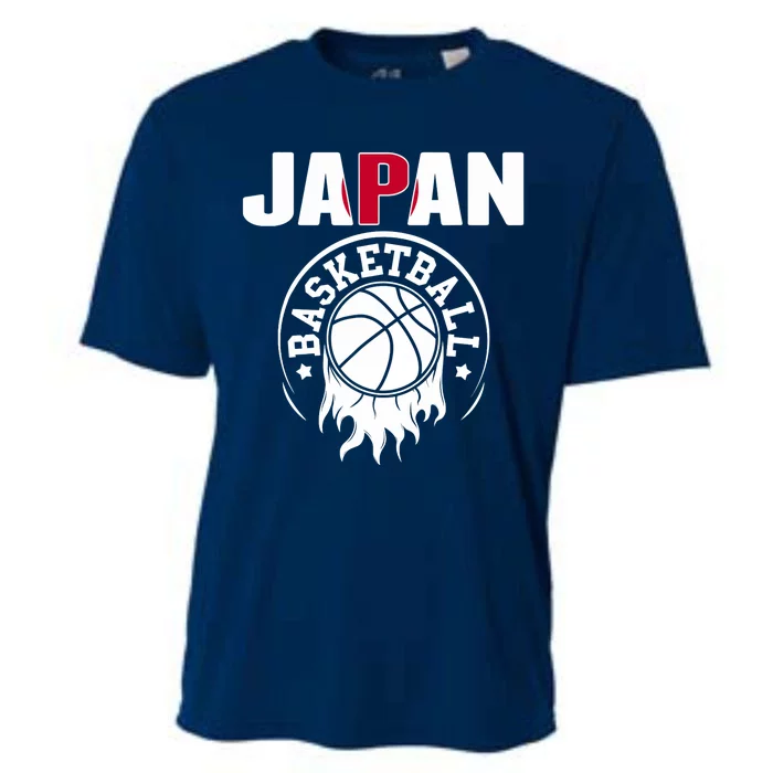 Proud Japan Basketball Fans Jersey Japanese Flag Sports Cooling Performance Crew T-Shirt