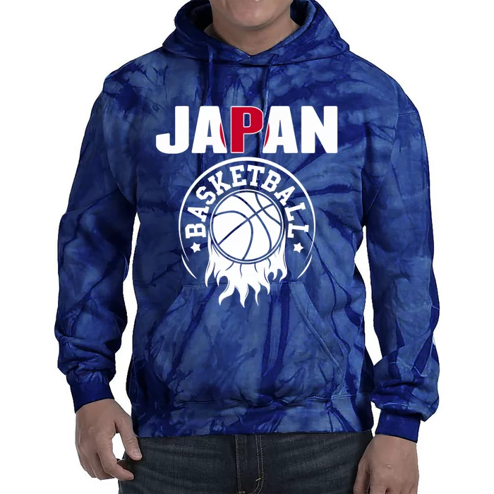 Proud Japan Basketball Fans Jersey Japanese Flag Sports Tie Dye Hoodie