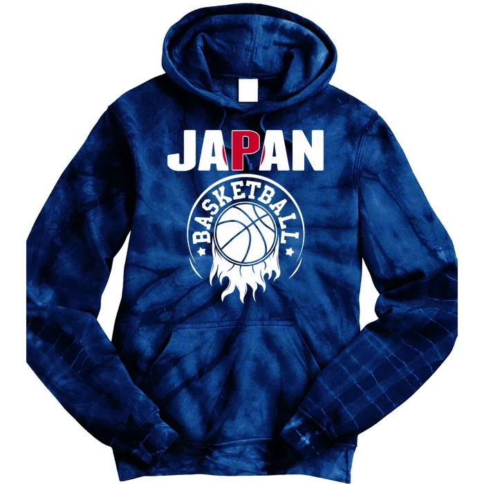 Proud Japan Basketball Fans Jersey Japanese Flag Sports Tie Dye Hoodie