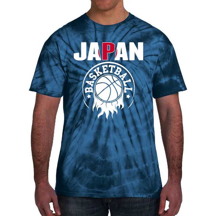 Proud Japan Basketball Fans Jersey Japanese Flag Sports Tie-Dye T-Shirt