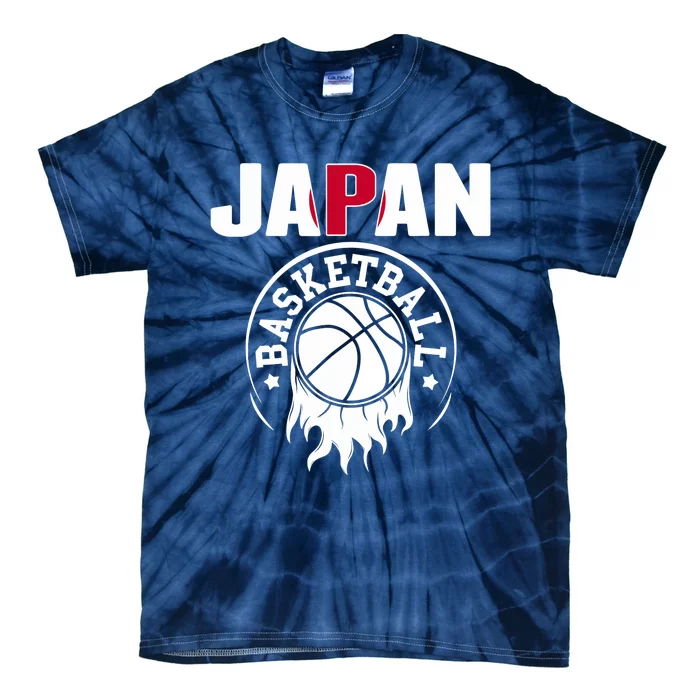 Proud Japan Basketball Fans Jersey Japanese Flag Sports Tie-Dye T-Shirt