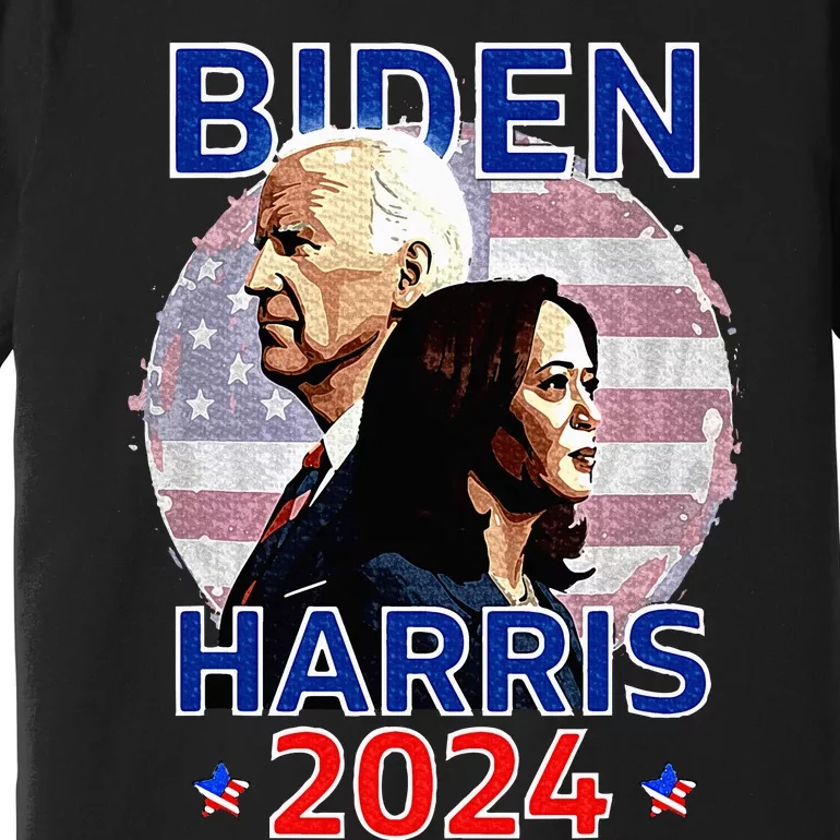 Patriotic Joe Biden Kamala Harris Democrat Campaign 2024 Premium T-Shirt