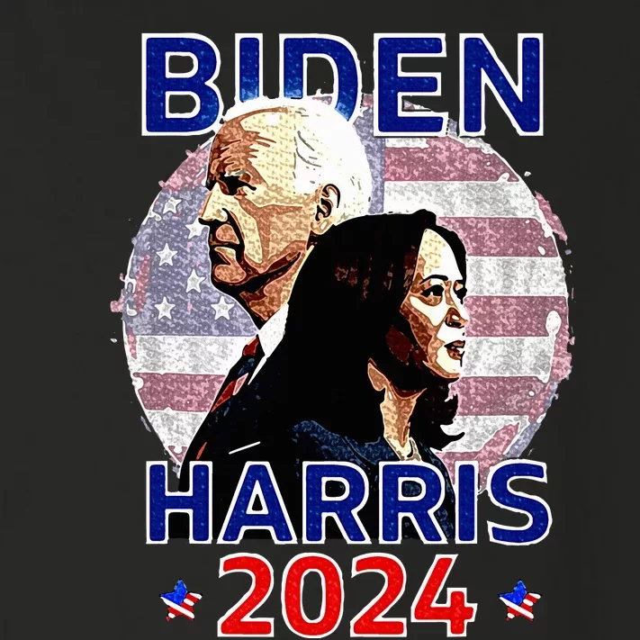 Patriotic Joe Biden Kamala Harris Democrat Campaign 2024 Toddler Long Sleeve Shirt