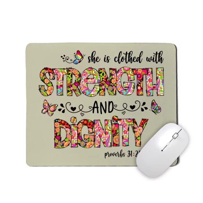 Prayer Jesus Clothed With Strength And Dignity Mousepad