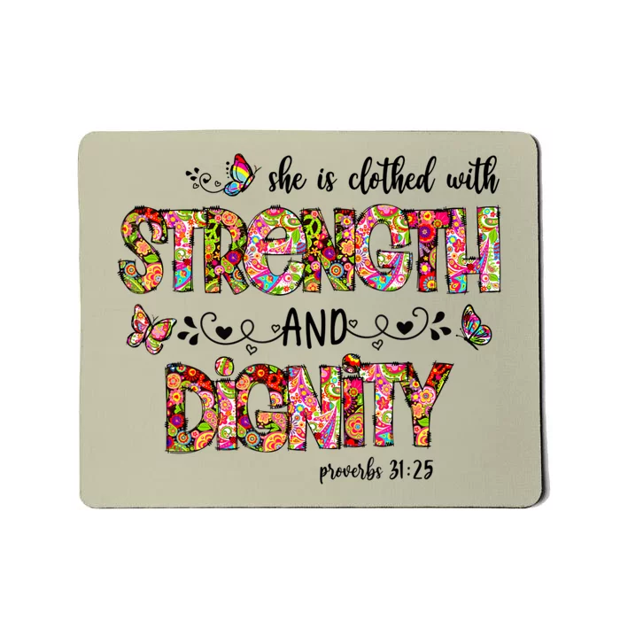 Prayer Jesus Clothed With Strength And Dignity Mousepad