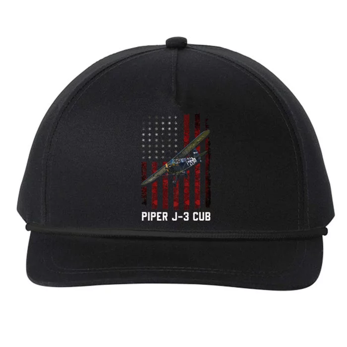 Piper J3 Cub L4 Grasshopper Snapback Five-Panel Rope Hat