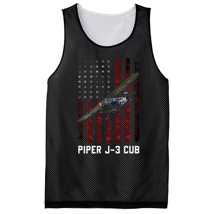 Piper J3 Cub L4 Grasshopper Mesh Reversible Basketball Jersey Tank