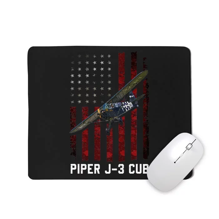 Piper J3 Cub L4 Grasshopper Mousepad