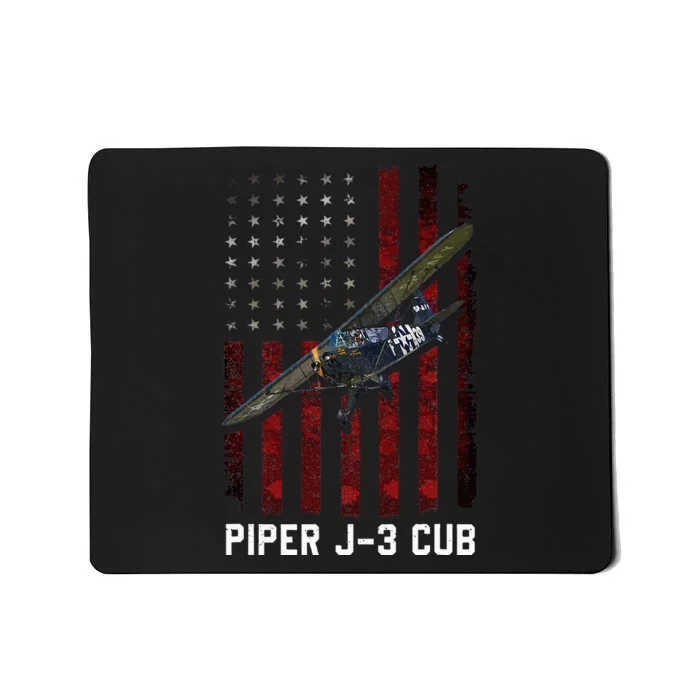 Piper J3 Cub L4 Grasshopper Mousepad