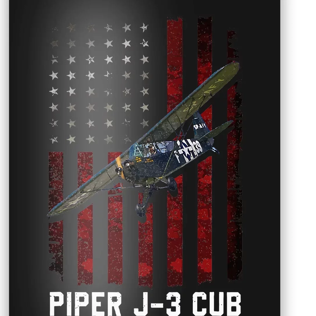 Piper J3 Cub L4 Grasshopper Poster