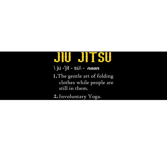 Pew Jitsu Definition Funny BJJ Jiu Jitsu Gun Owner Bumper Sticker