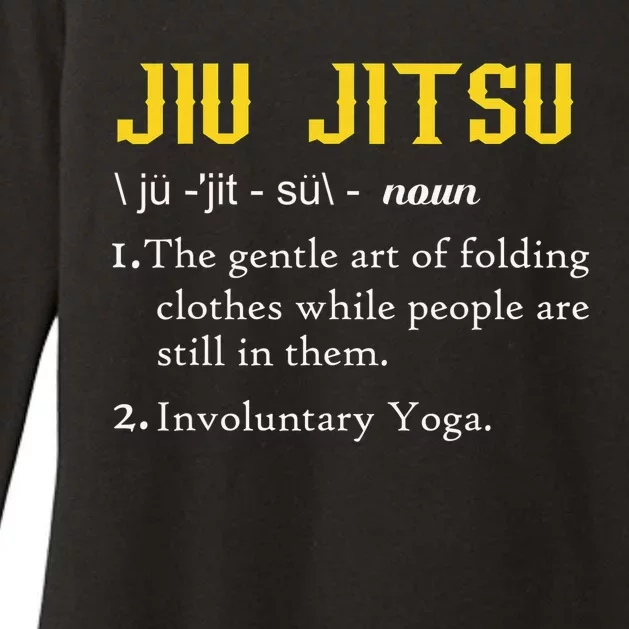 Pew Jitsu Definition Funny BJJ Jiu Jitsu Gun Owner Womens CVC Long Sleeve Shirt