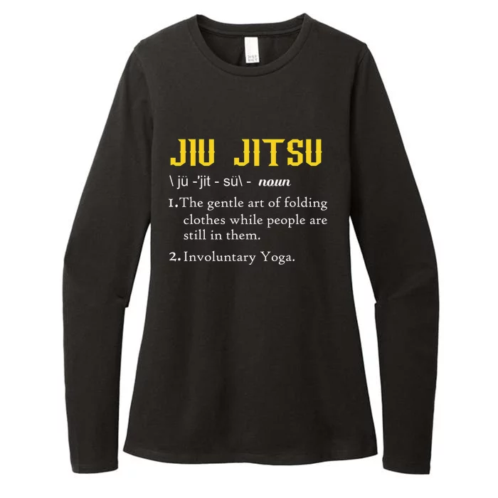 Pew Jitsu Definition Funny BJJ Jiu Jitsu Gun Owner Womens CVC Long Sleeve Shirt