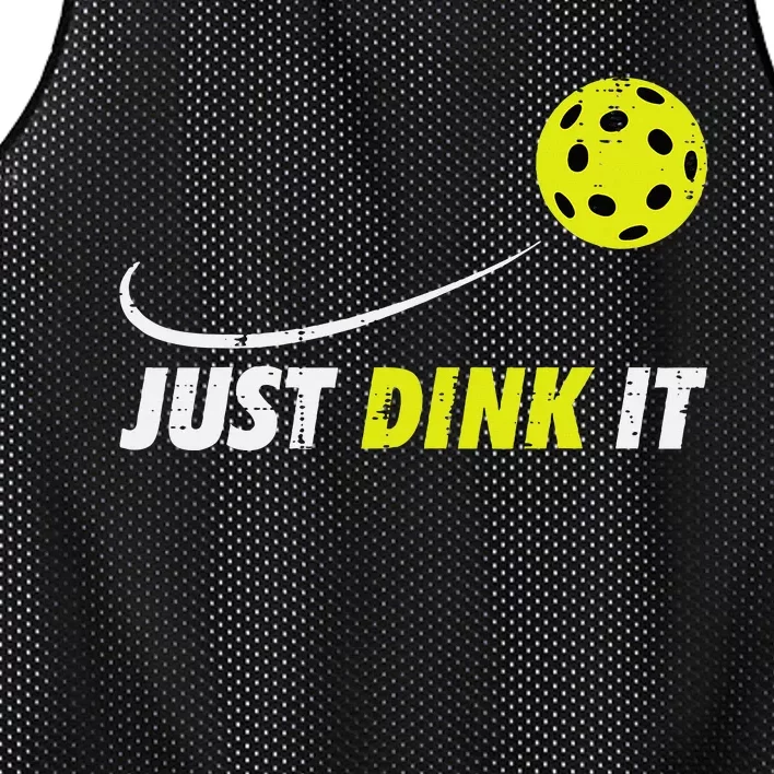 Pickleball Just Dink It Funny Pickle Ball Mesh Reversible Basketball Jersey Tank