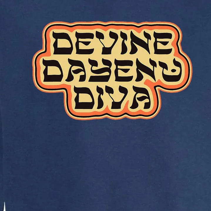 Passover Jewish Devine Dayenu Diva Sedar Hebrew Garment-Dyed Sweatshirt