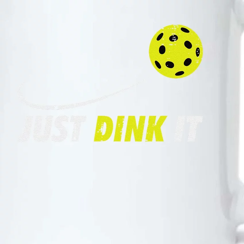 Pickleball Just Dink It Funny Pickle Ball Black Color Changing Mug