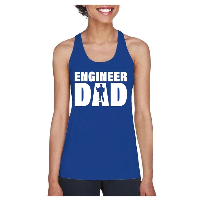 Profession Job Engineer Dad Cool Gift Women's Racerback Tank