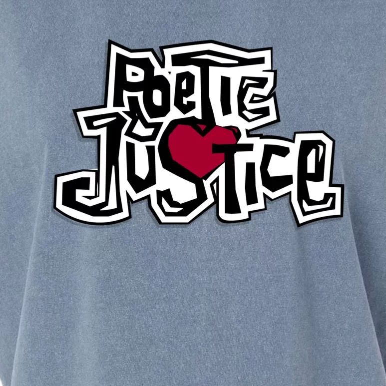 Poetic Justice From Old School HIPHOP Garment-Dyed Women's Muscle Tee