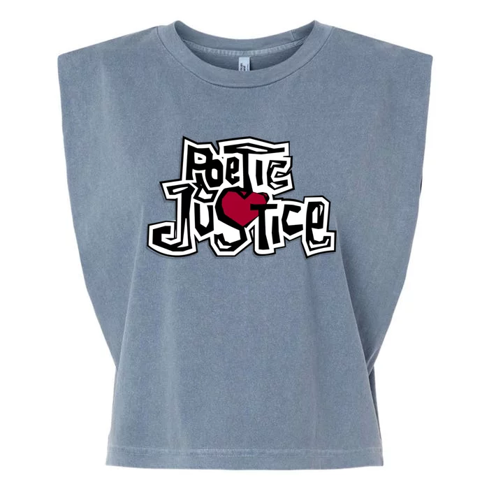 Poetic Justice From Old School HIPHOP Garment-Dyed Women's Muscle Tee