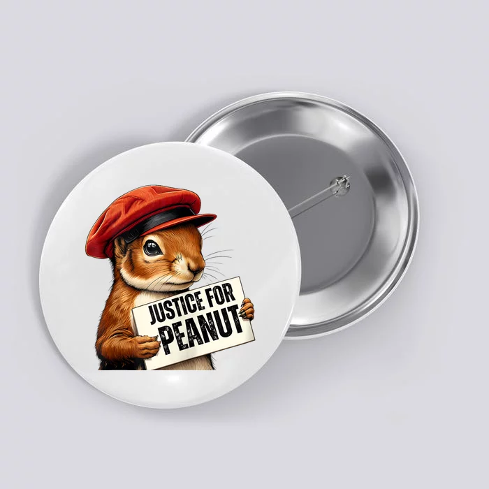 P’Nut Justice For Pnut Pnut Justice For Peanut The Squirrel Button