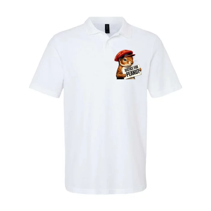 P’Nut Justice For Pnut Pnut Justice For Peanut The Squirrel Softstyle Adult Sport Polo