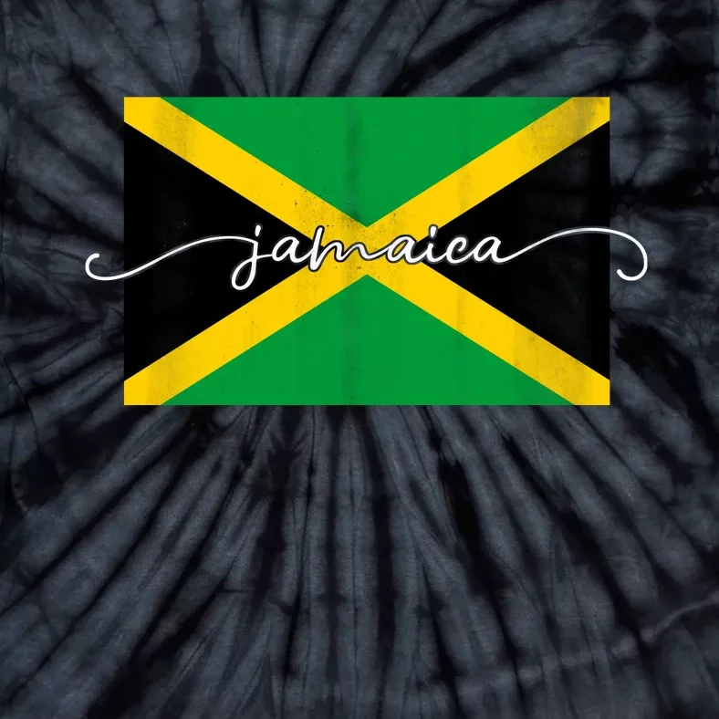 Proud Jamaican Flag Jamaica Pride Tie-Dye T-Shirt