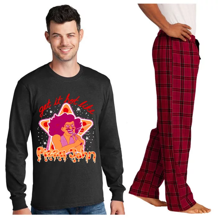 Pizza John Get It Hot Like Long Sleeve Pajama Set