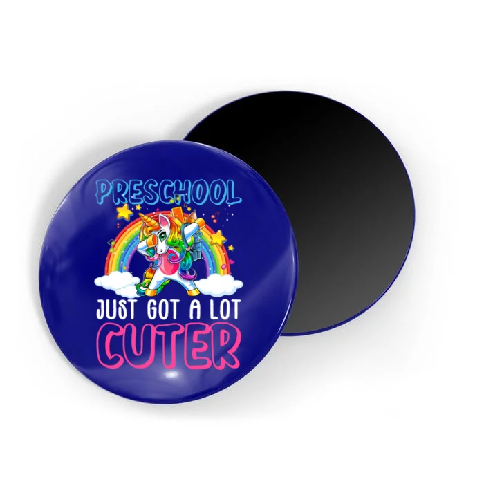 Preschool Just Got Cuter Dabbing Unicorn First Day Of School Gift Magnet