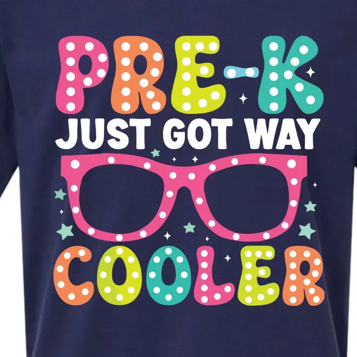 Prek Just Got Way Cooler Students First Day Of Prek School Sueded Cloud Jersey T-Shirt