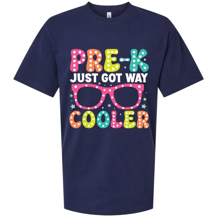 Prek Just Got Way Cooler Students First Day Of Prek School Sueded Cloud Jersey T-Shirt