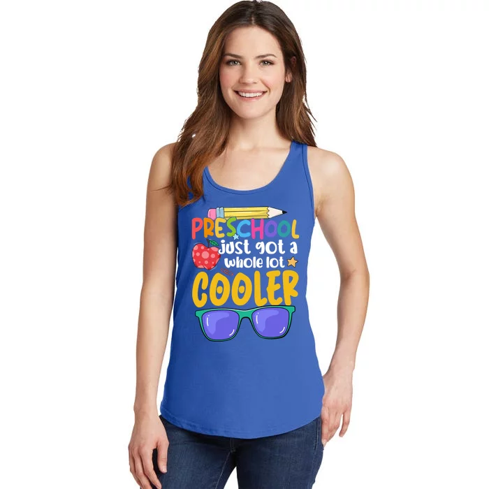 Preschool Just Got A Whole Lot Cooler Team Preschool Meaningful Gift Ladies Essential Tank