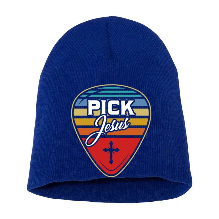 Pick Jesus Gift Short Acrylic Beanie