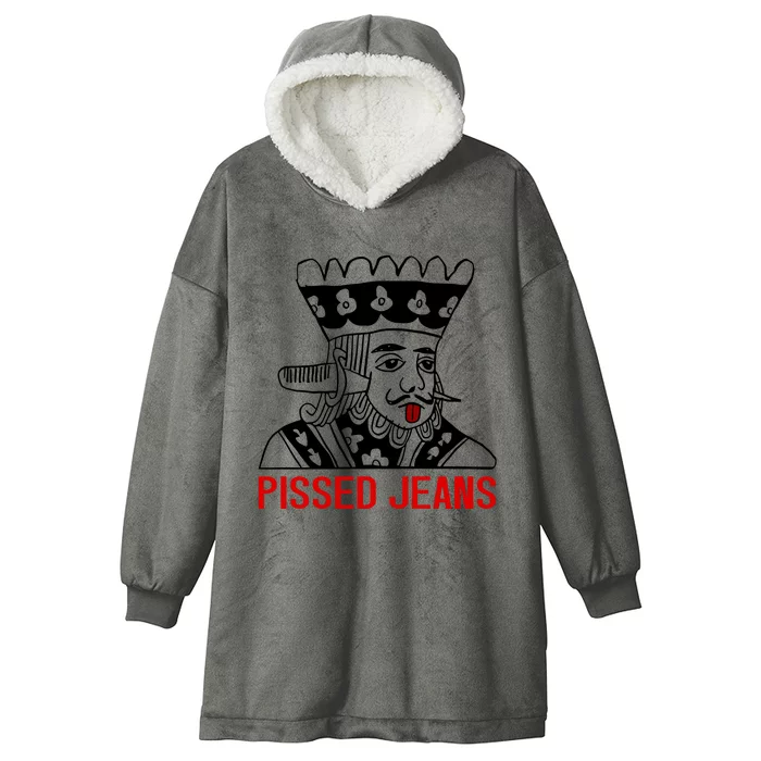 Pissed Jeans Impaled King Hooded Wearable Blanket