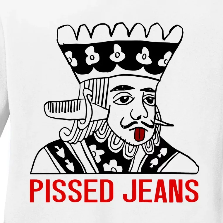 Pissed Jeans Impaled King Ladies Long Sleeve Shirt