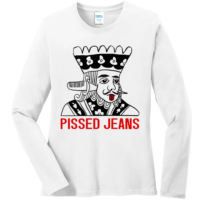 Pissed Jeans Impaled King Ladies Long Sleeve Shirt