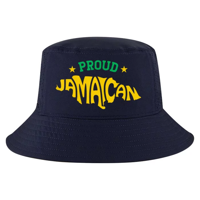 Proud Jamaican Jamaica Flag Map Souvenir Jamaican Cool Comfort Performance Bucket Hat