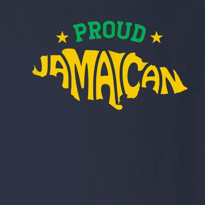 Proud Jamaican Jamaica Flag Map Souvenir Jamaican Toddler Long Sleeve Shirt