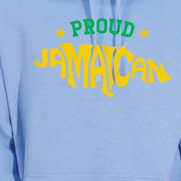 Proud Jamaican Jamaica Flag Map Souvenir Jamaican Unisex Surf Hoodie