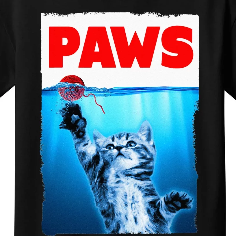 Paws Jaws Kitten Ball String For Men For Women Feline Lovers Kids T-Shirt