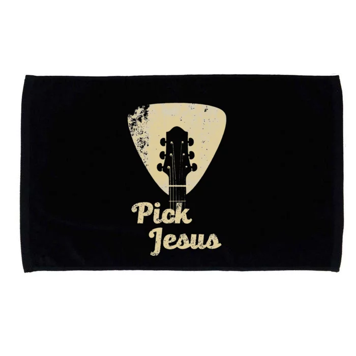 Pick Jesus Music Pastor Pastor Easter Gift Microfiber Hand Towel