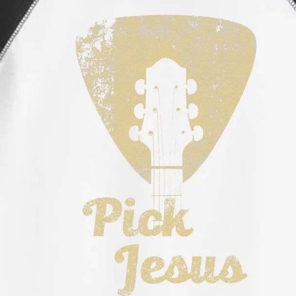 Pick Jesus Music Pastor Pastor Easter Gift Toddler Fine Jersey T-Shirt