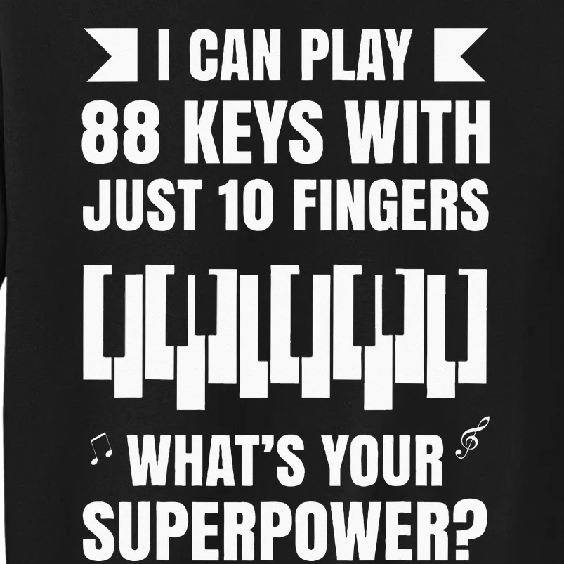 Piano Jazz Music Keyboard Composer Piano Player Sweatshirt