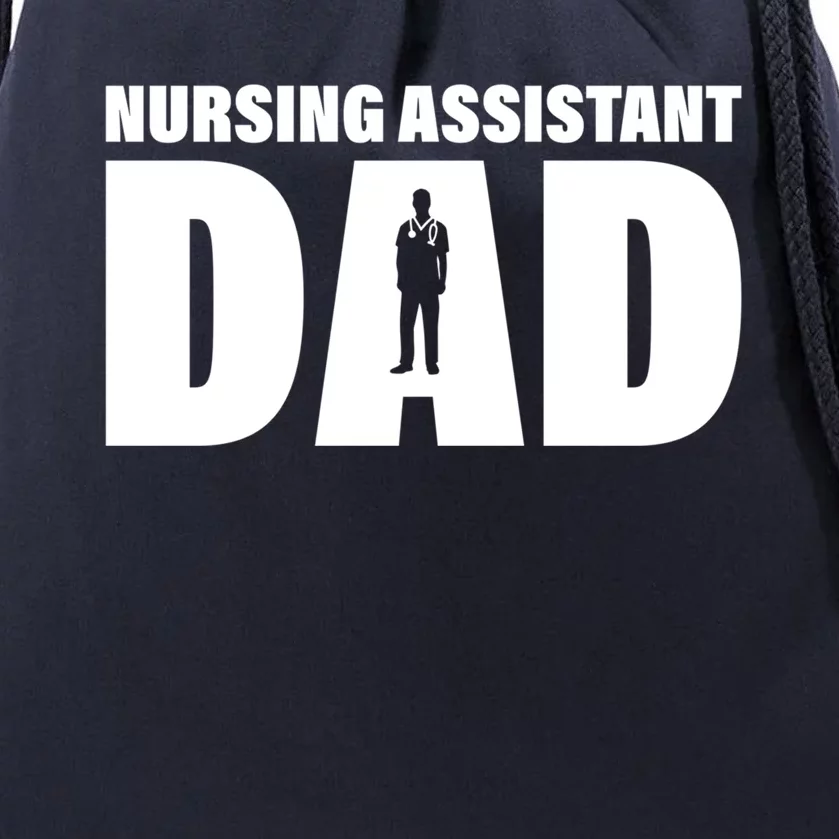 Profession Job Nursing Assistant Dad Gift Drawstring Bag