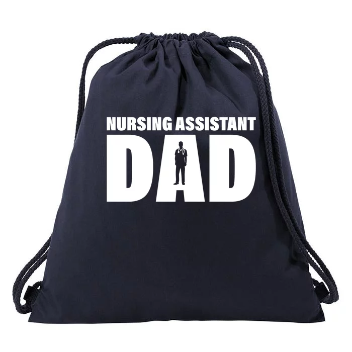 Profession Job Nursing Assistant Dad Gift Drawstring Bag