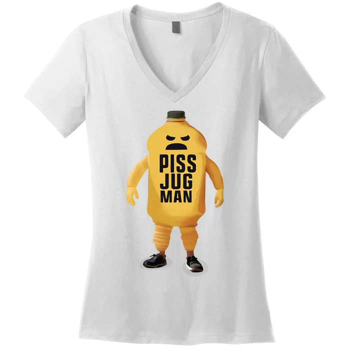 Piss Jugman Official Women's V-Neck T-Shirt